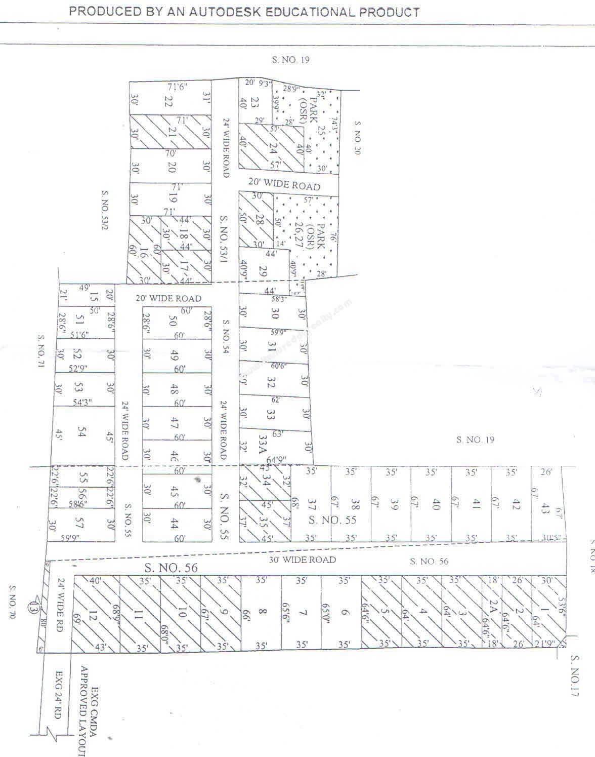 Approved Residential Plots for Sale at Vanagaram, ChennaiChennai